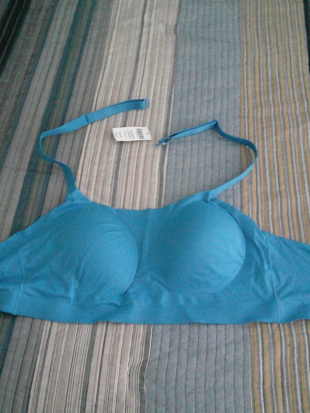 Soma XXL Enbliss Luxe Adjustable Bralette blue NWT